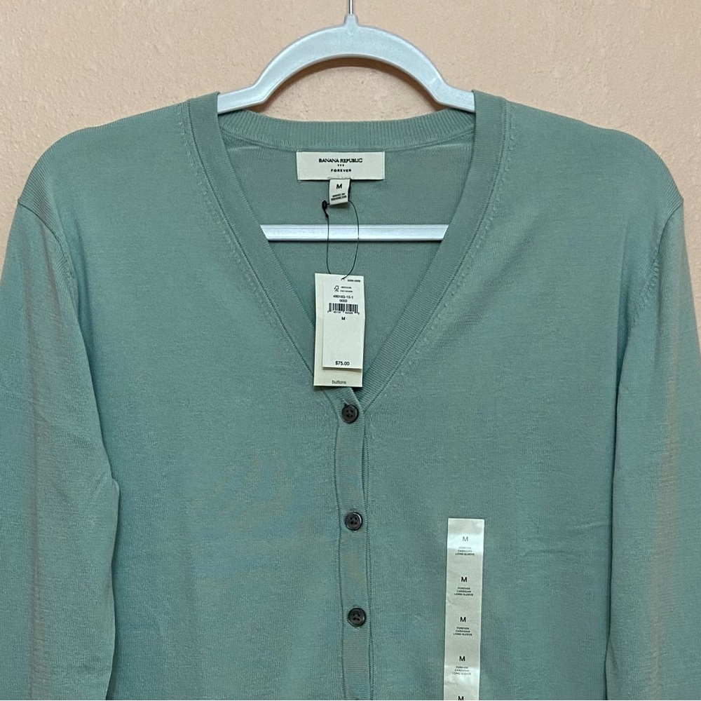 Banana Republic Factory Forever V-Neck Cardigan Sweater - Picture 3 of 4